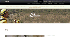 Desktop Screenshot of conafor.gob.mx