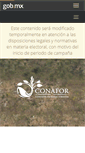 Mobile Screenshot of conafor.gob.mx